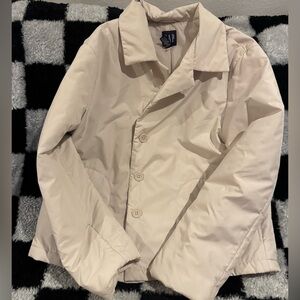 Y2K GAP Cream Button-Up Jacket